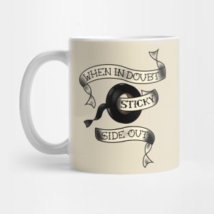 When in Doubt Sitcky Side Out Mug